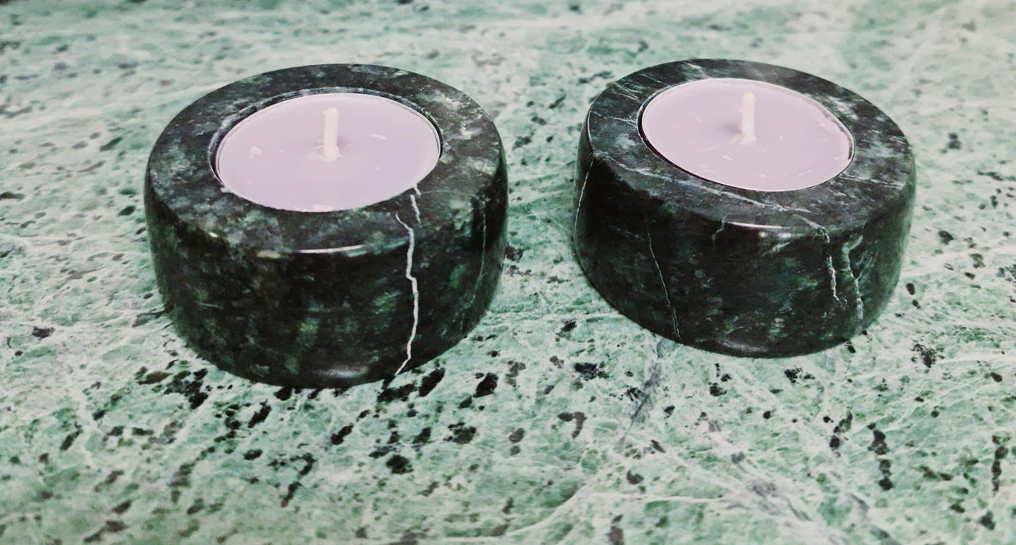 Stone candle for tealights