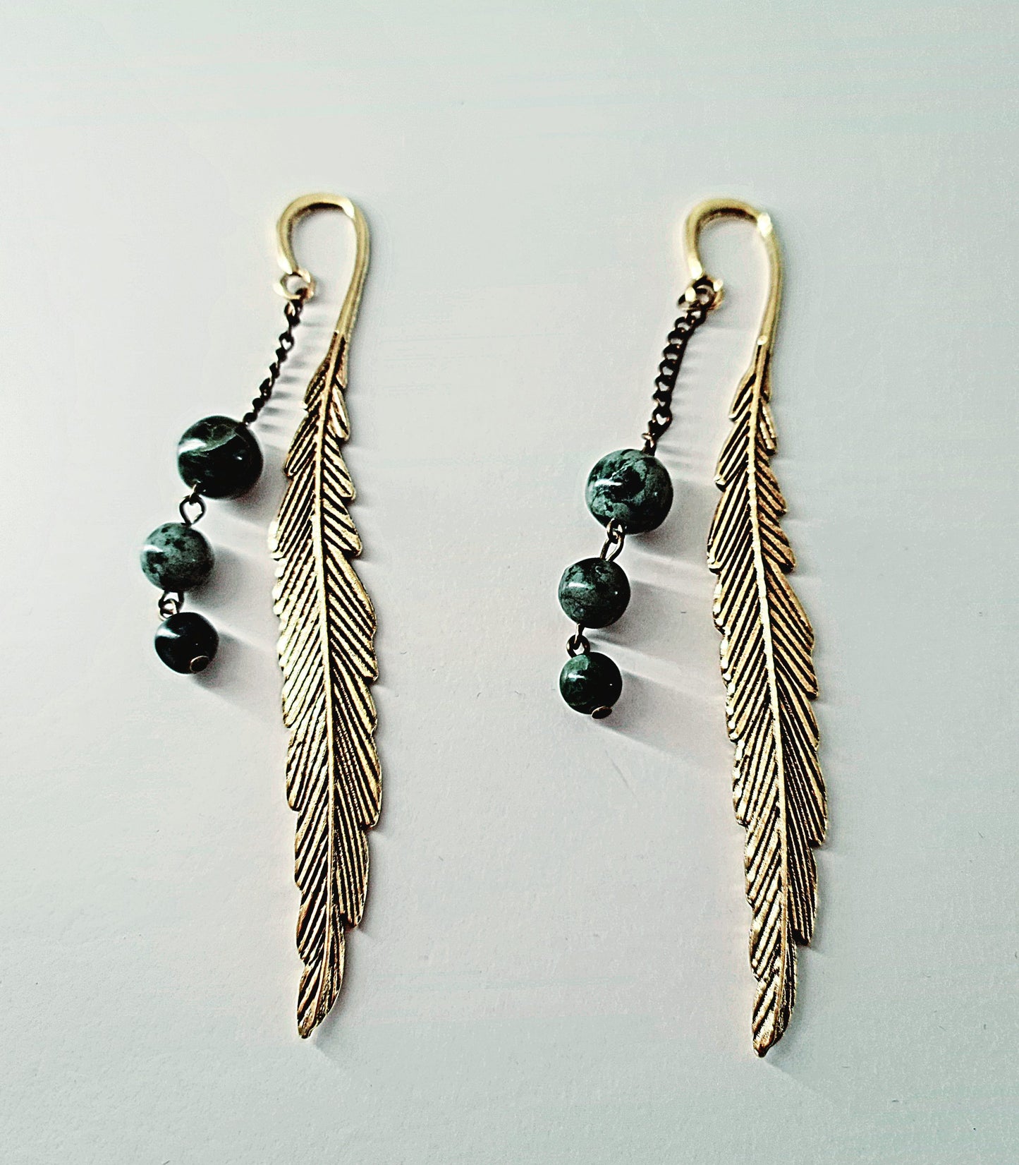Bookmark in gold color