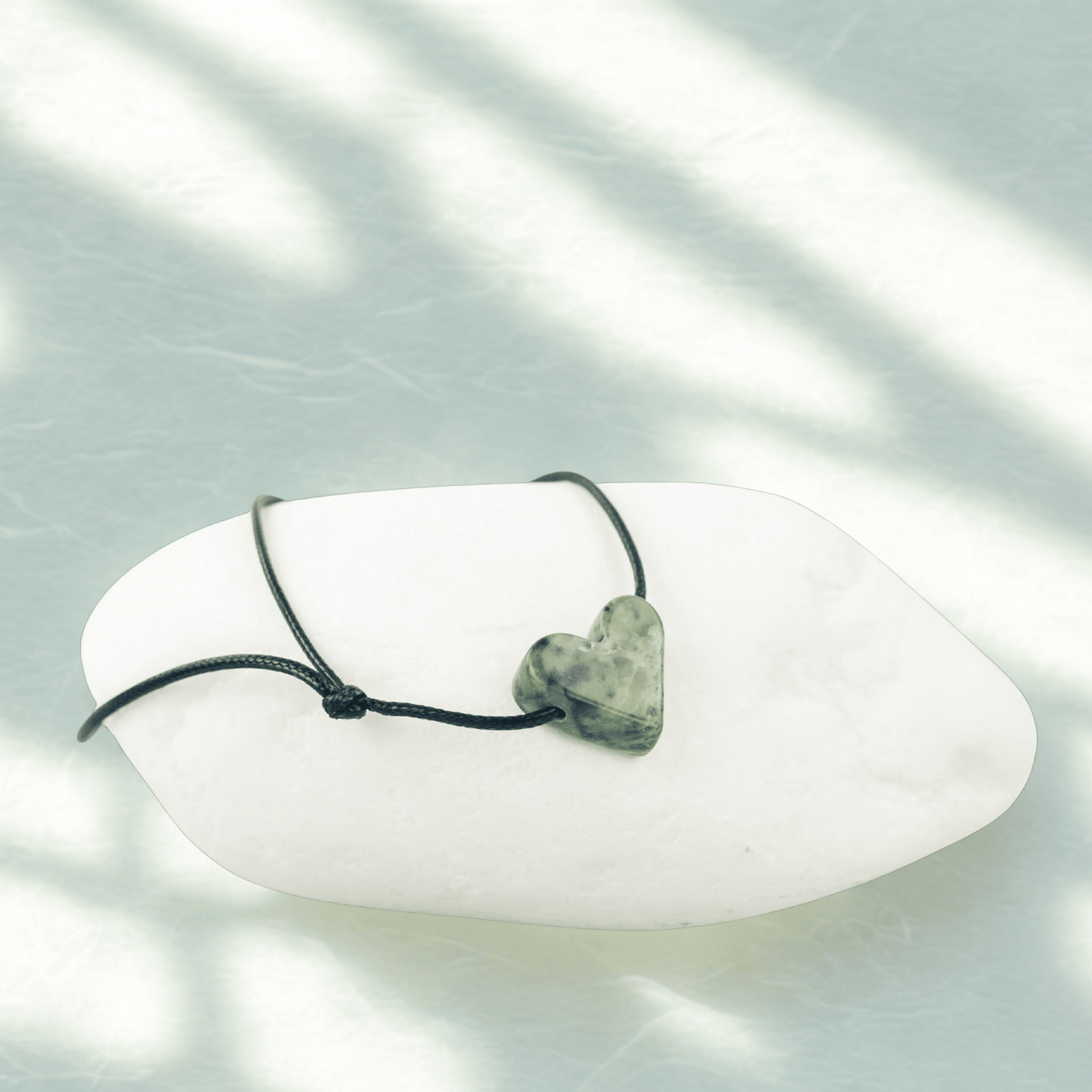 Bransoletka z zielonym serduszkiem