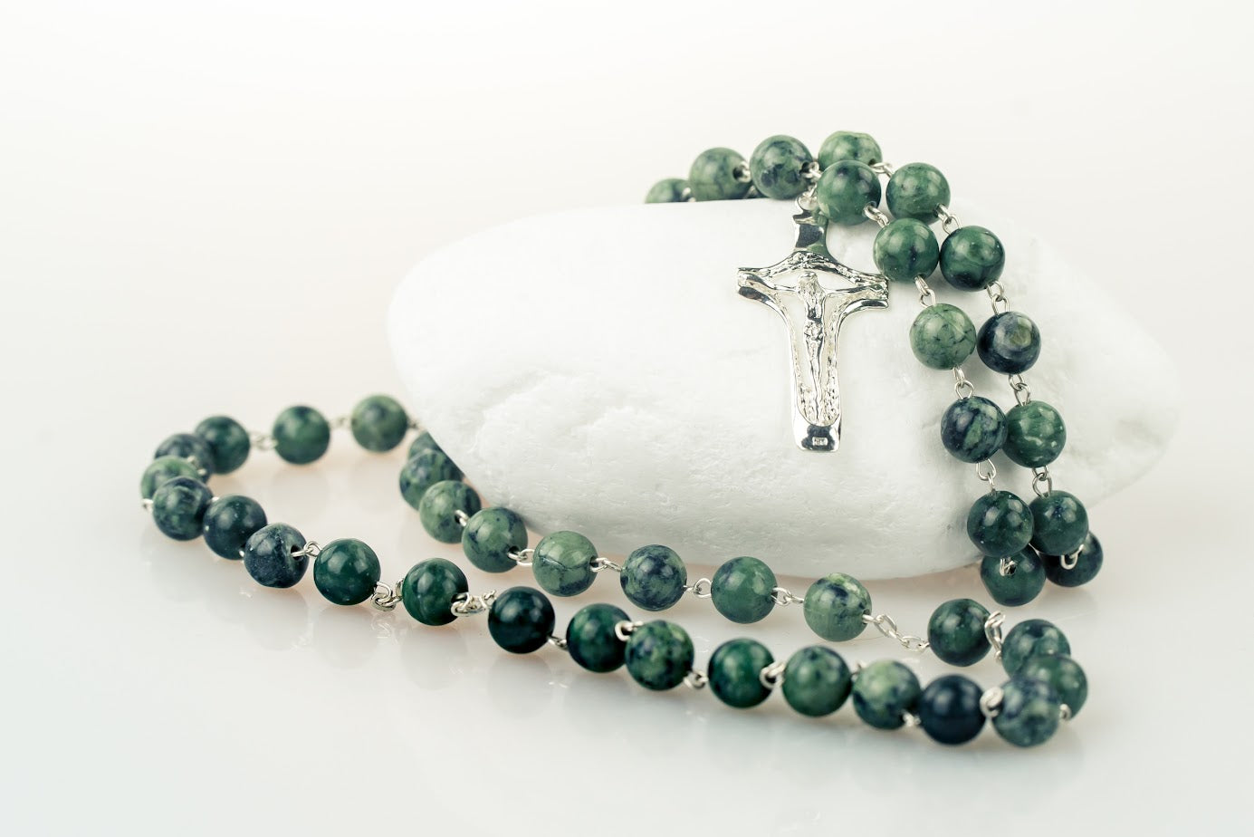 Green Stone Rosary