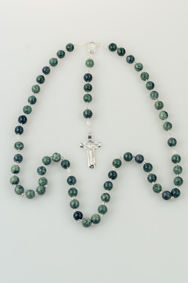Green Stone Rosary