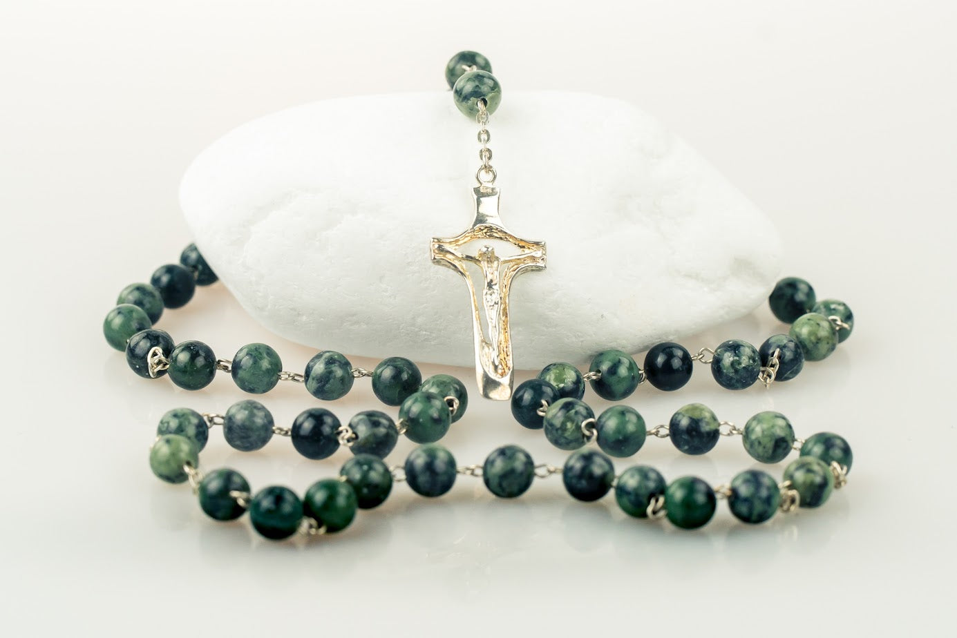 Green Stone Rosary