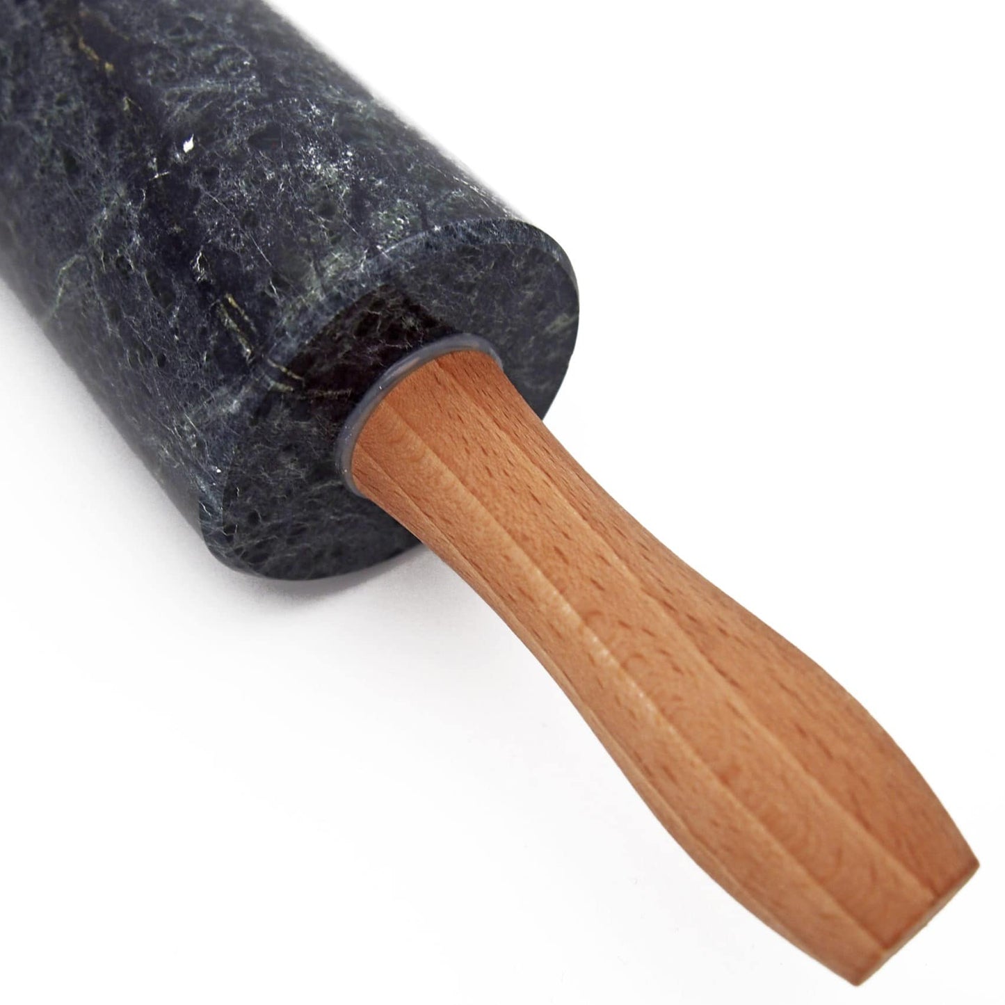 Green Stone Rolling Pin