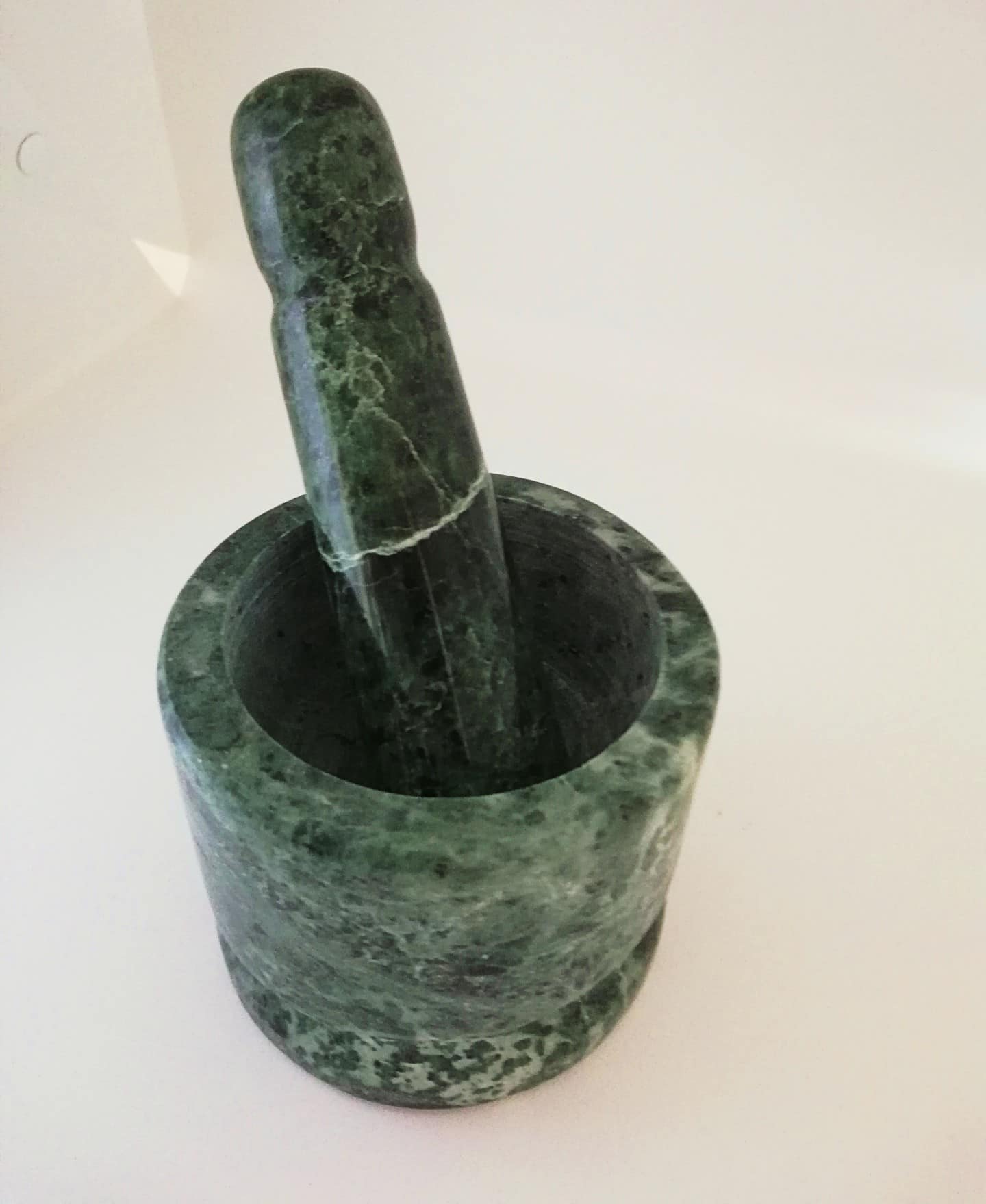 Small Green Stone Mortar