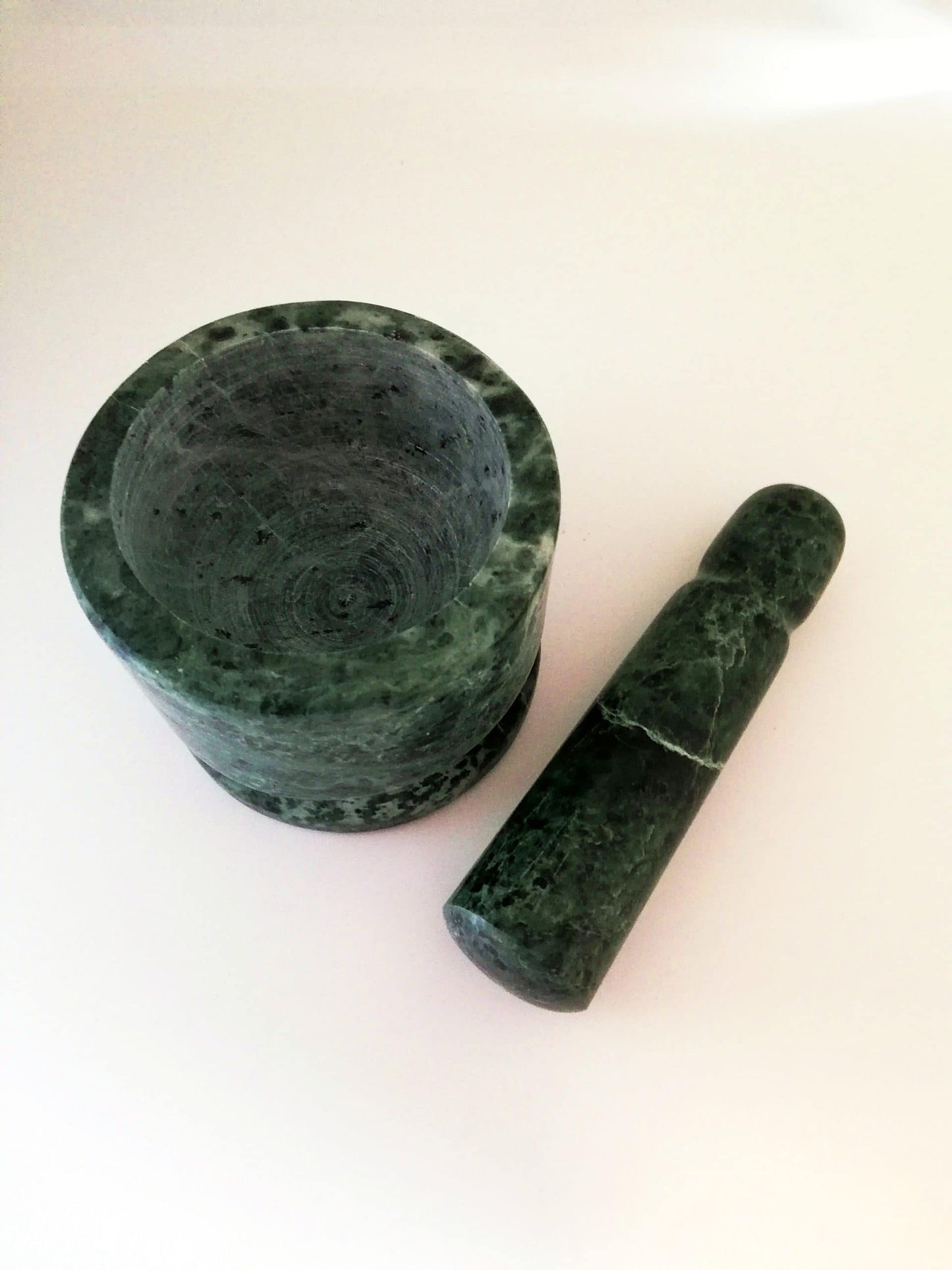 Small Green Stone Mortar
