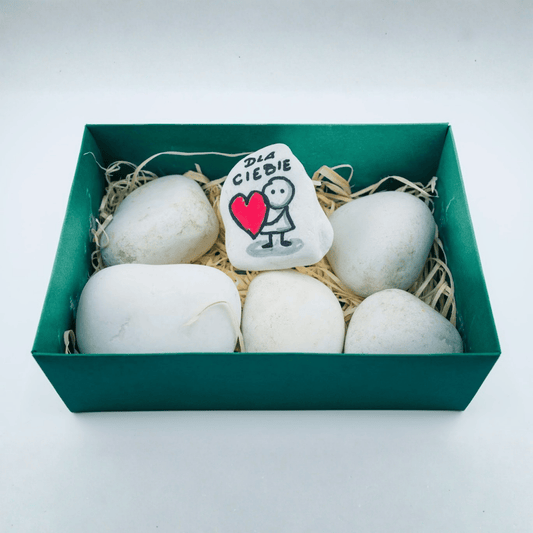 Białe kamyczki do malowania