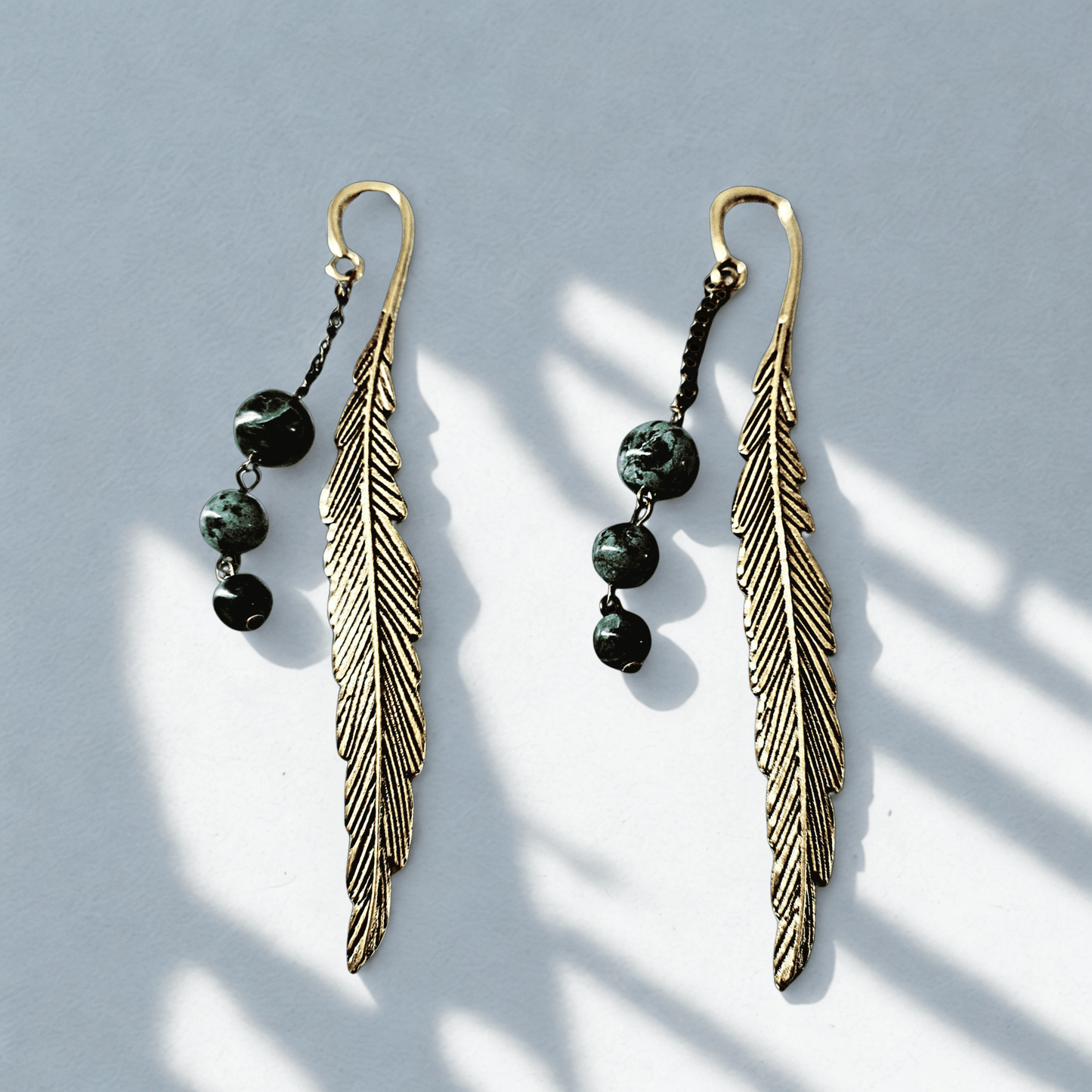 Bookmark in gold color