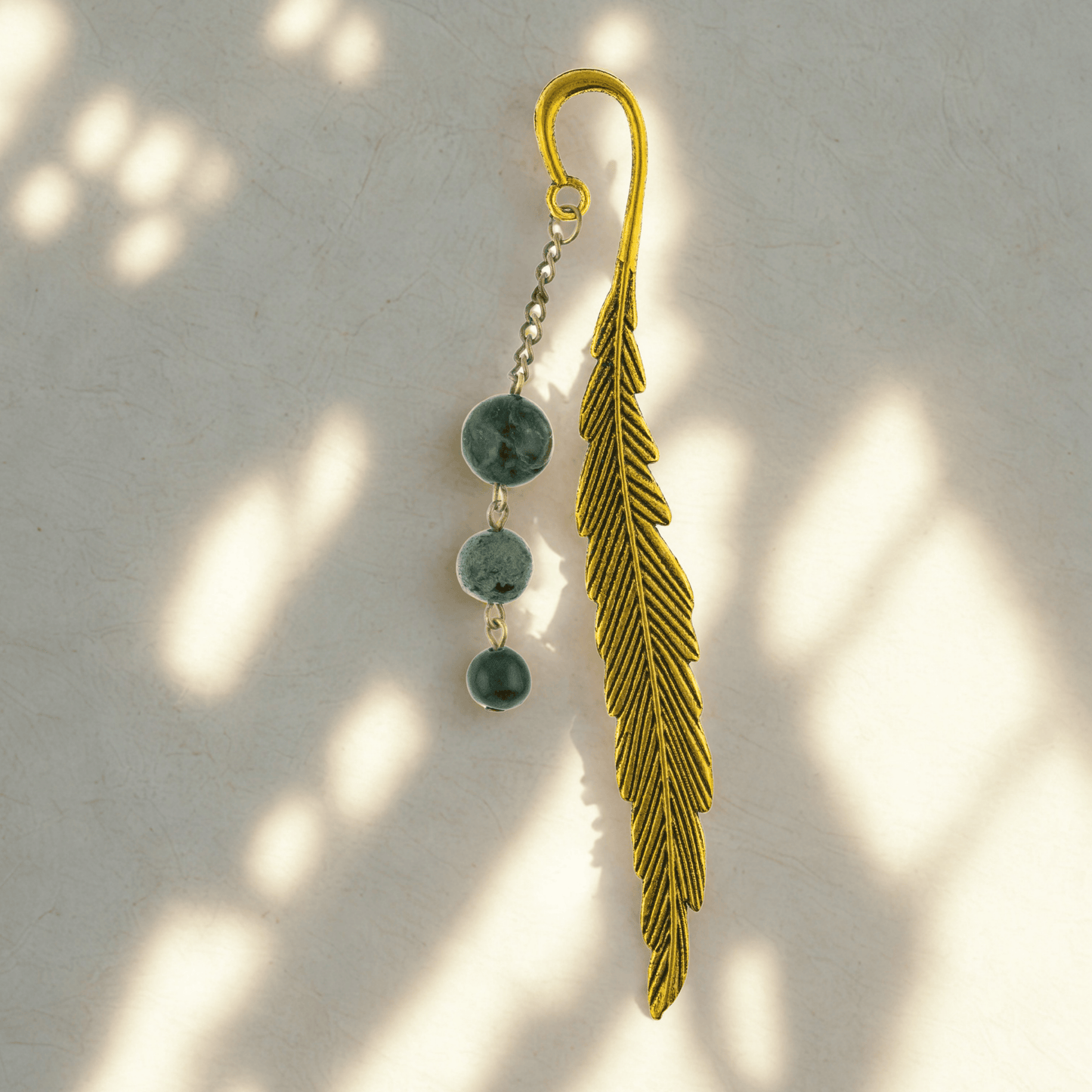 Bookmark in gold color