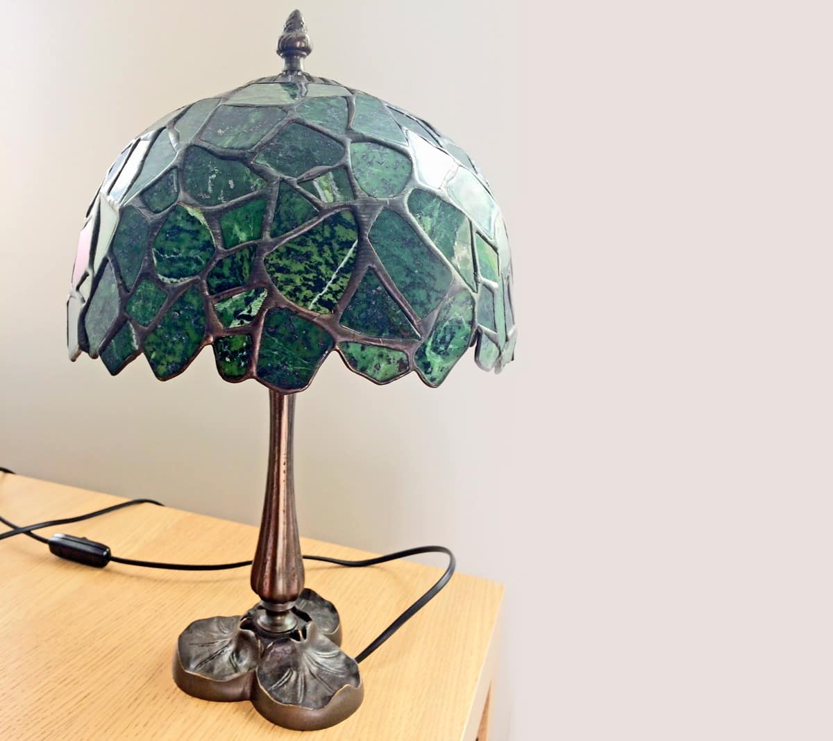 Lampa witrażowa GREEN LIGHT (42 cm)